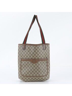 Gucci GG Supreme Leather Tote Bag Shoulder Business Briefcase